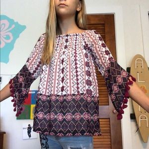 🍇Boho Flowy Top🍇
